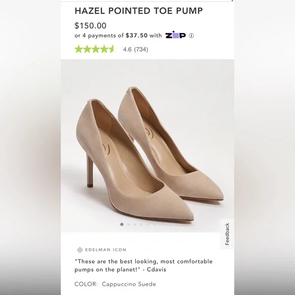 Sam Edelman Shoes Sam Edelman Hazel Pointed Toe Pump Poshmark